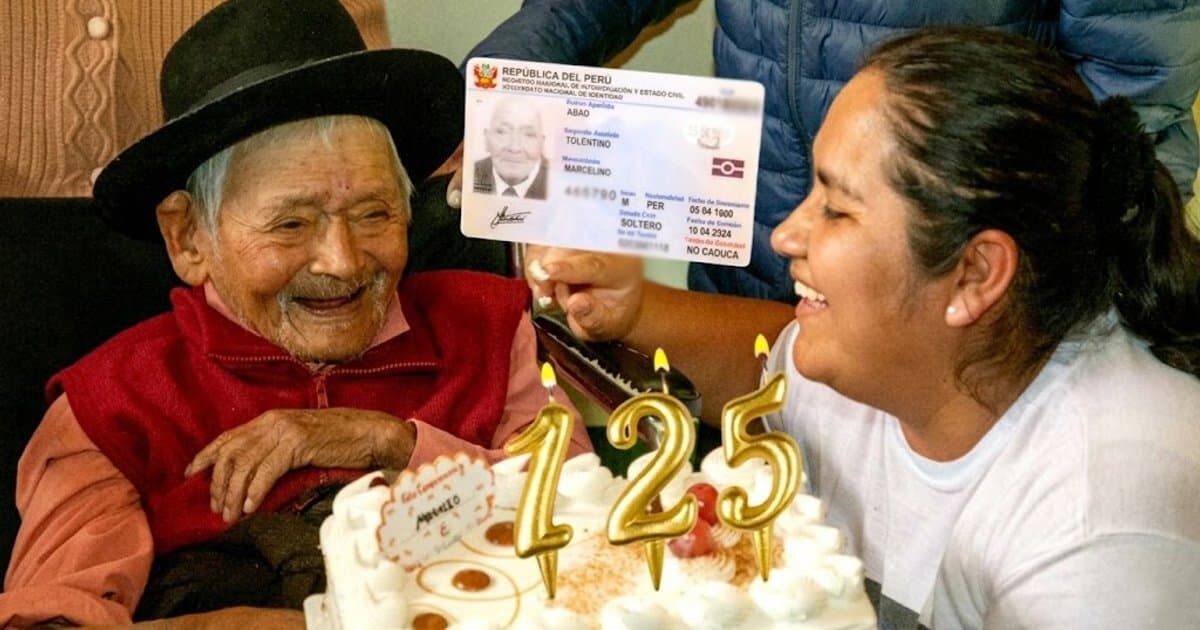 Abuelito cumple 125 años y sería el hombre de más edad en el mundo